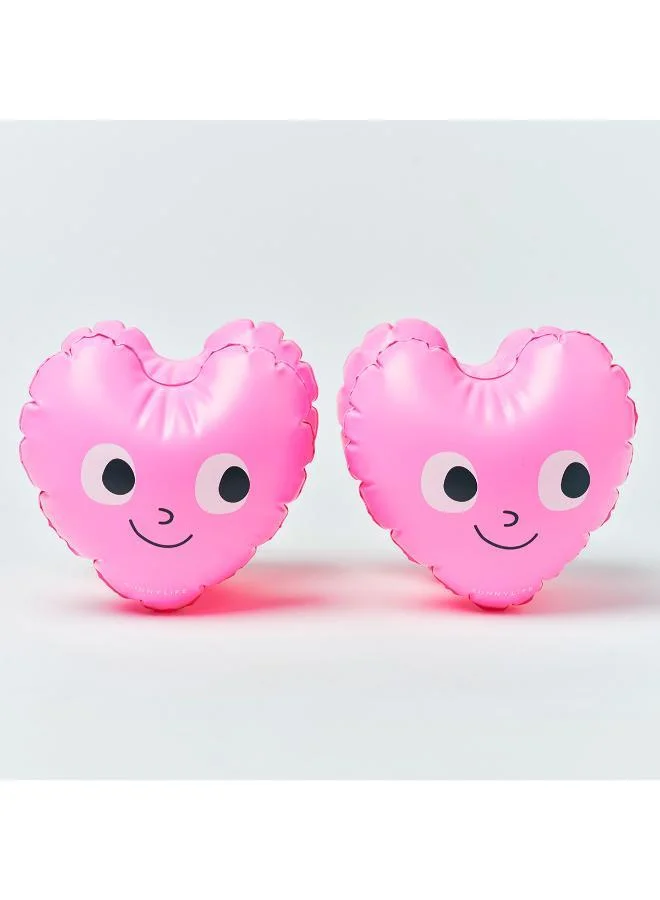 ساني لايف أساور سباحة قابلة للنفخ الخوخ الأحمر